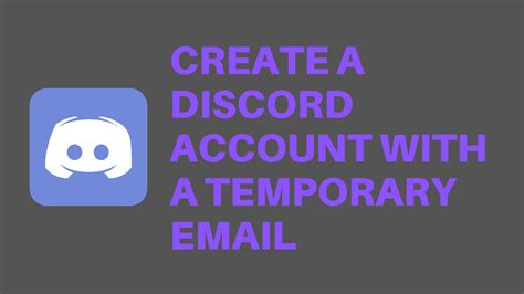 temp mail that works with discord|Create A Discord Account With A Temporary Email